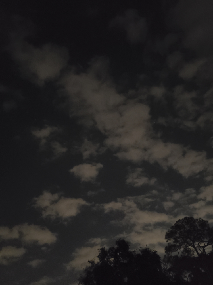 a shot of the nighttime sky, taken for an art challenge