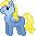 a My Little Pony-styled Pegasus