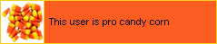 This user is pro candy corn