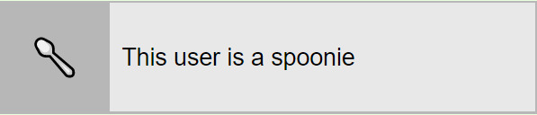 This user is a spoonie