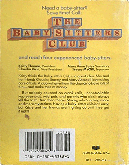 Ann M. Martin - The Babysitter's Club #1: Kristy's Great Idea