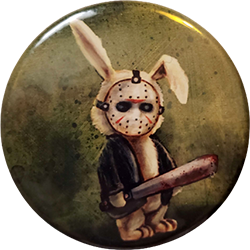 Jason Voorhees as a bunny