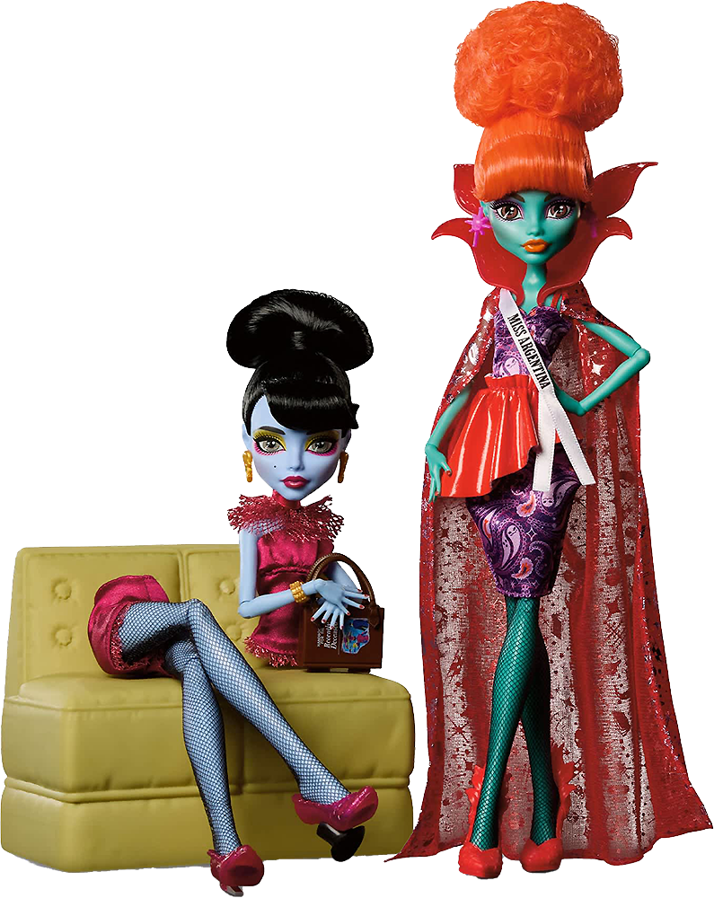 Monster High SKULLECTOR™ Beetlejuice Waiting Room 2-Pack (featuring the receptionist and magician's assistant characters
