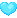blue floating heart
