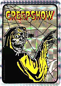 large sticker featuring the movie Creepshow
