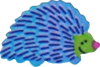 blue hedgehog sticker