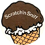TREND brand scratch & sniff sticker