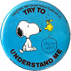 Snoopy & Woodstock: Try to understand me
