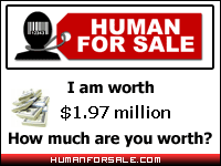 How much are you worth? I am worth 1.97 million dollars.