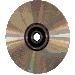 a spinning compact disc
