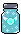 a tiny jar with Navi, the fairy, in it