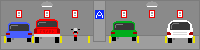 a tiny parking garage