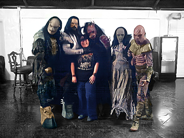 Me with the band, Lordi, in 2007