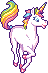 Lisa Frank Rainbow Unicorn