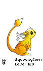 A candy corn mouse creature